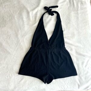 Calzedonia Black Halter Romper / Beach coverage